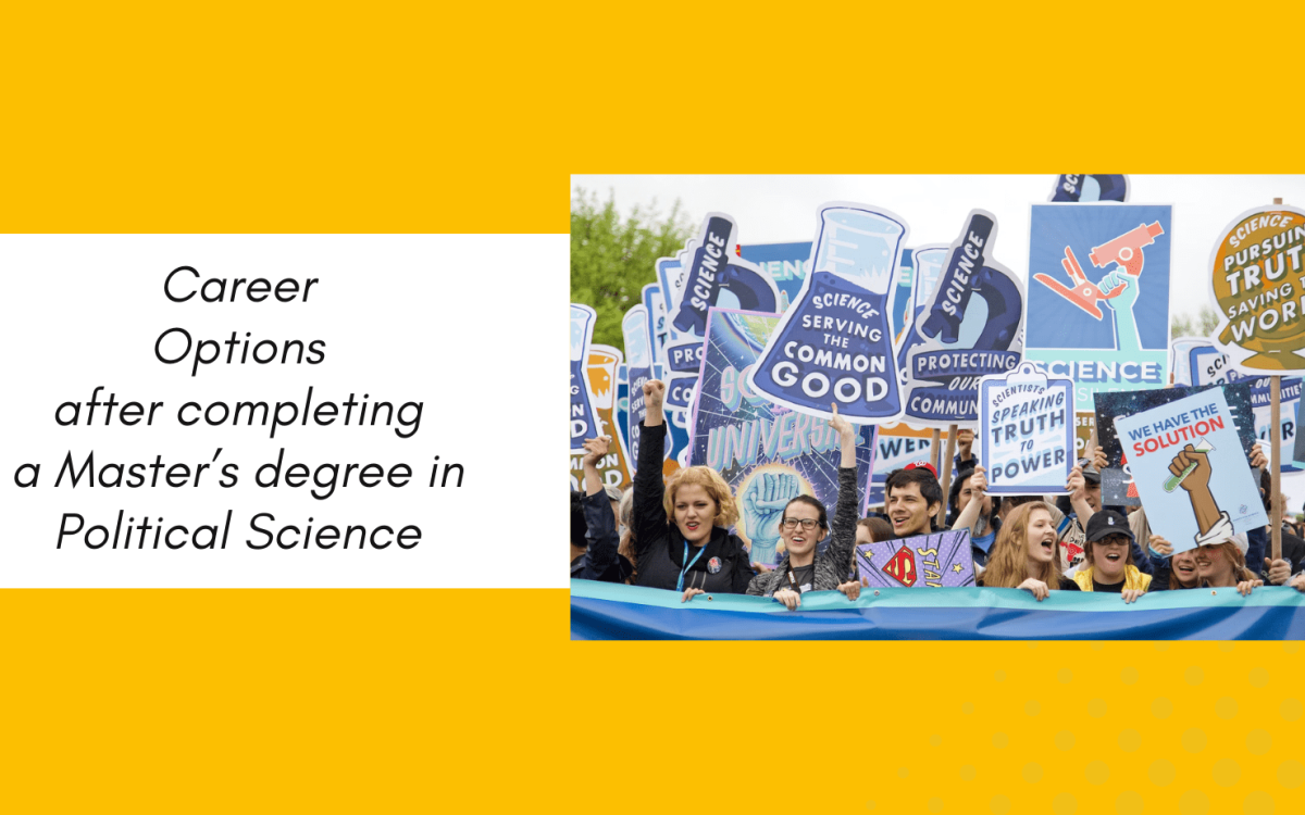 Career Options After Completing a Master’s Degree in Political Science