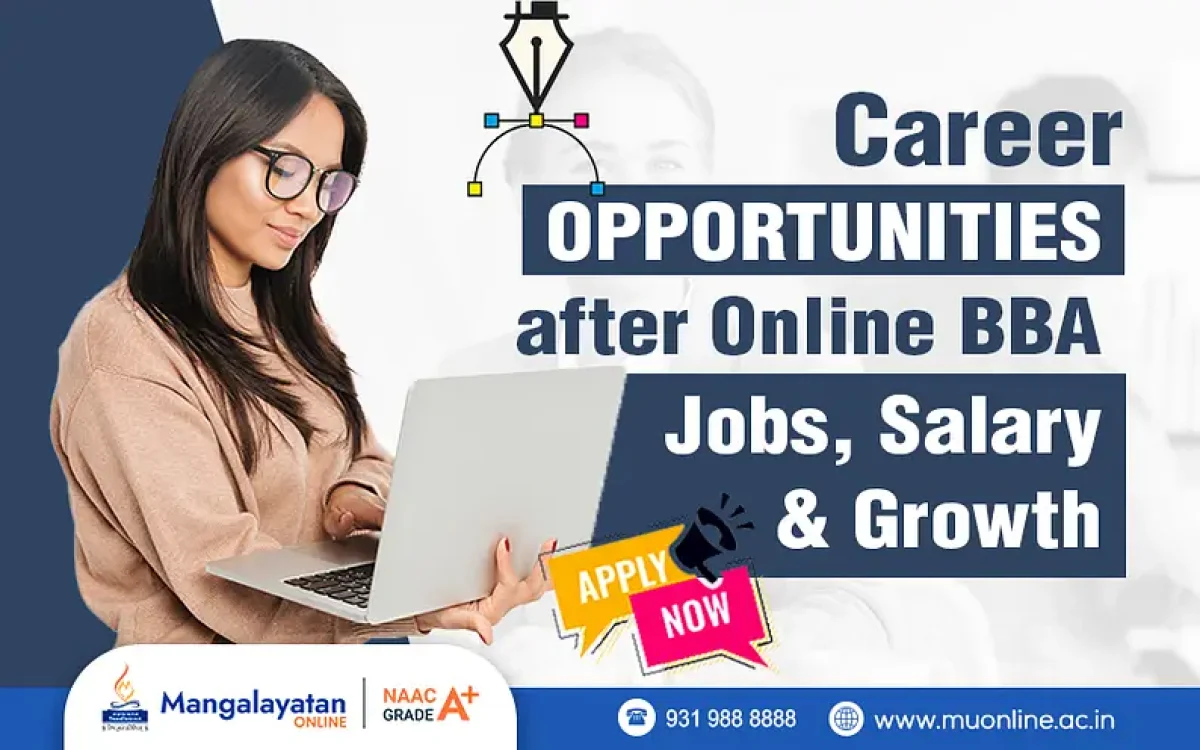 Career opportunities after Online BBA: Jobs, salary & growth