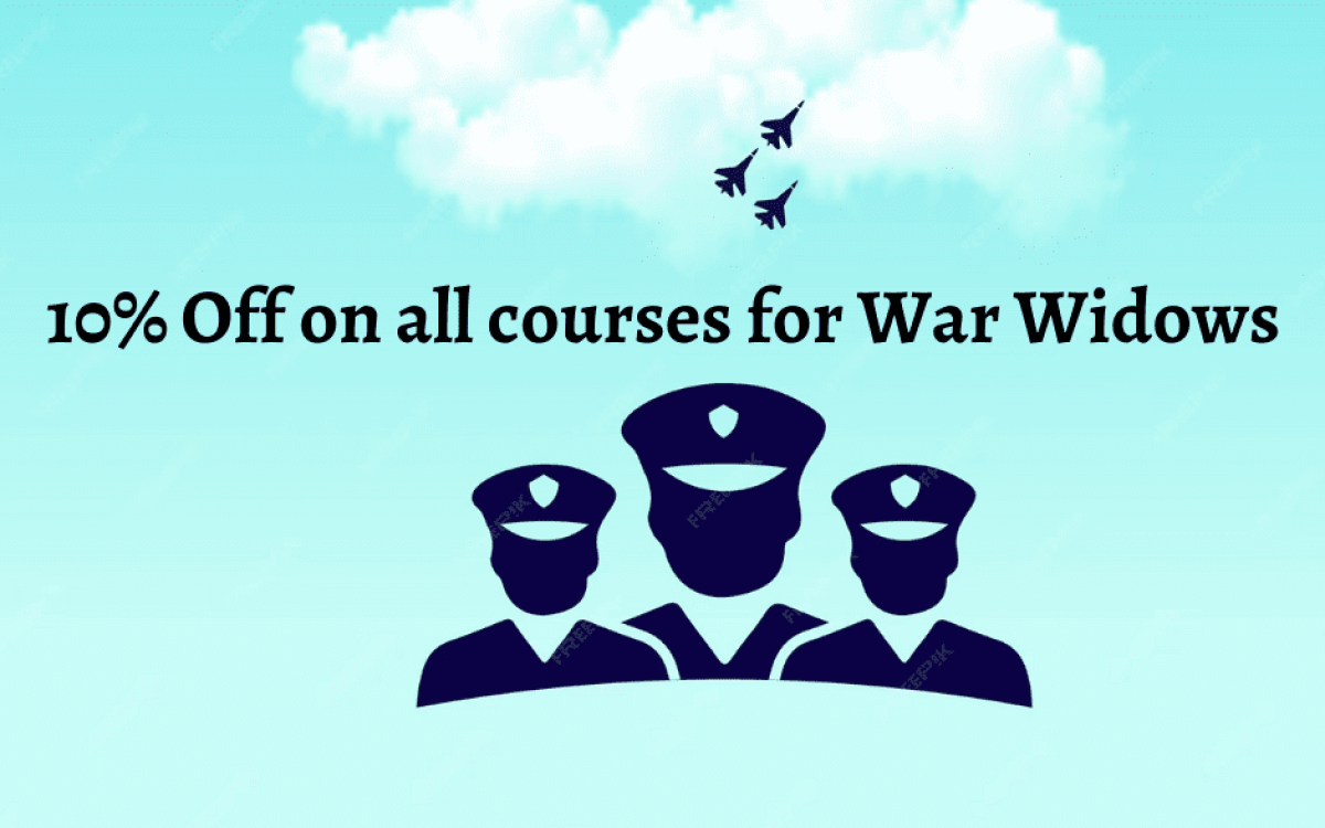 20% off on All Courses for War Widows